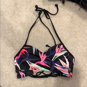 PINK Crossback Bikini Top